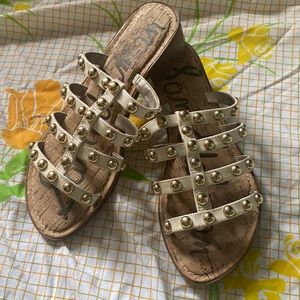 Same Edelman studded gladiator sandal